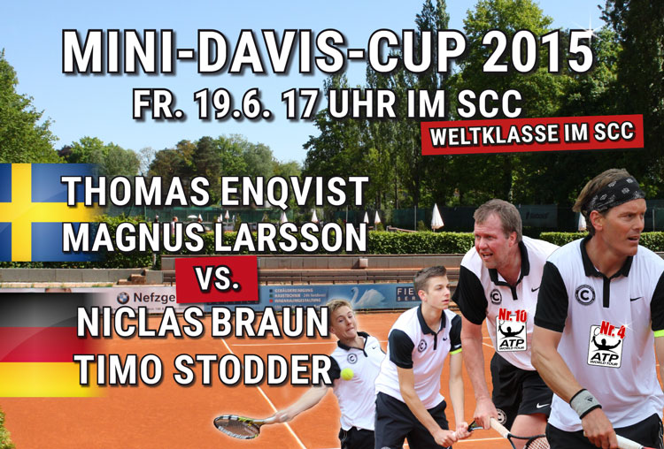Mini Davis Cup mit Thomas Enqvist und Magnus Larsson