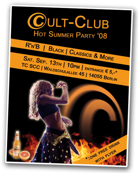 cult-club 2008 flyer