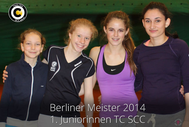 Juniorinnen U14 des TC SCC sind Berliner Meister 2014