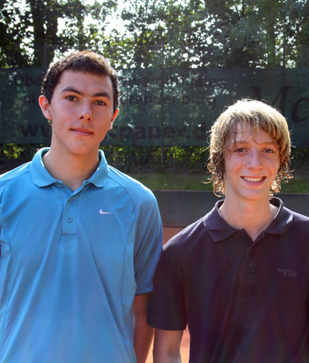 Junioren-Clubturniersieger: Oleg Omelchuk und Max Becker