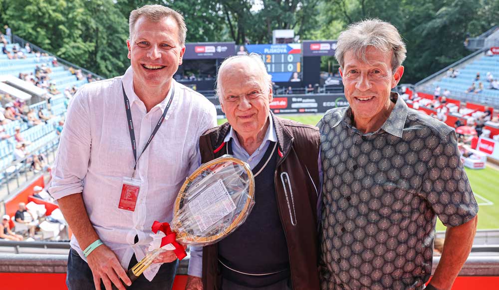 Foto mit Dietmar Hingst, Helmuth Quack und Dr. Johannes Kahl